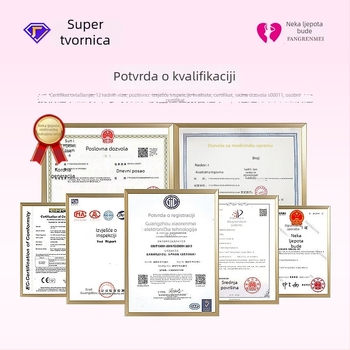 Prijenosni mikro-kristalni infuzijski uređaj za hidrataciju i posvjetljavanje lica, USB punjenje, IPX8 vodootporno, ugrađena baterija ≤300 mAh, vibracija