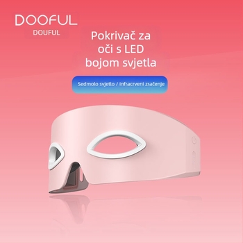 Masazer očiju s mikrostrujom protiv bora i smanjenje finih linija te bora oko očiju; infracrveno i obojeno svjetlo; kućna upotreba; prijenosno; kabelsko napajanje