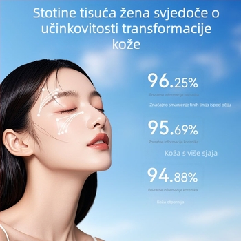 Masazer očiju s mikrostrujom protiv bora i smanjenje finih linija te bora oko očiju; infracrveno i obojeno svjetlo; kućna upotreba; prijenosno; kabelsko napajanje