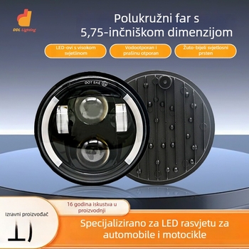 LED prednje svjetlo za motor i električno vozilo | 30W, 9-32V, IP67, 2000-3000 lm