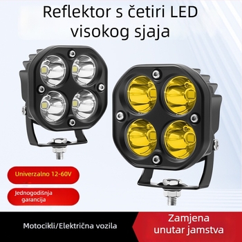 LED reflektori za automobile za off-road vozila — aluminijska konstrukcija, 2000 lm, 18 W, 12-85 V