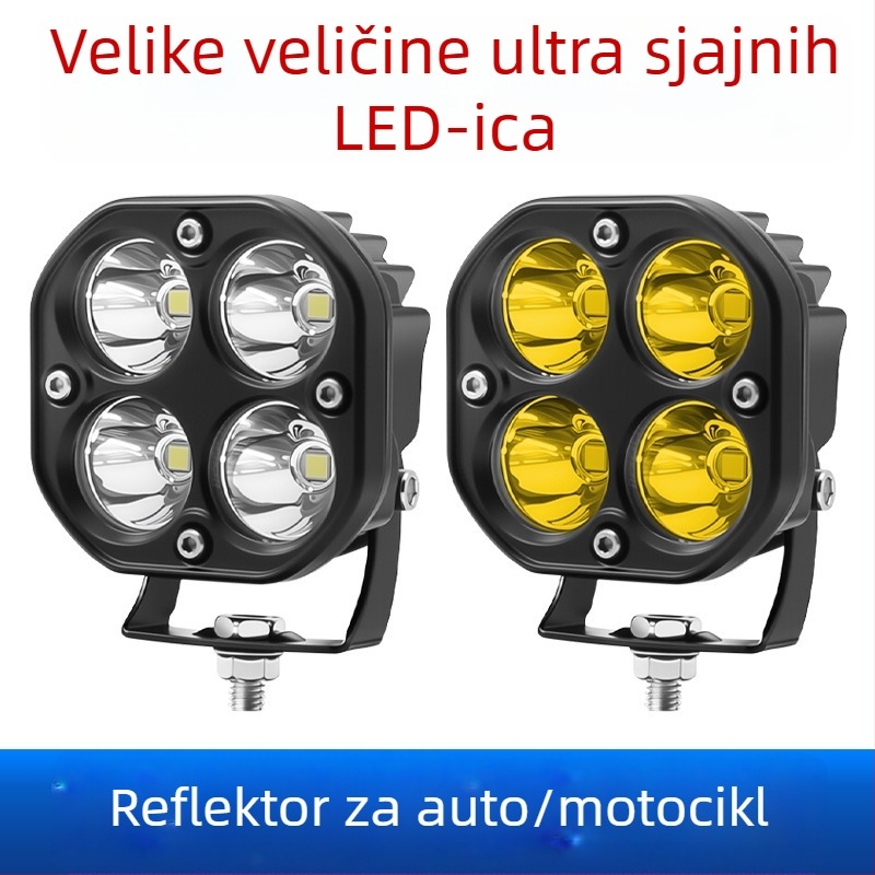 LED reflektori za automobile za off-road vozila — aluminijska konstrukcija, 2000 lm, 18 W, 12-85 V