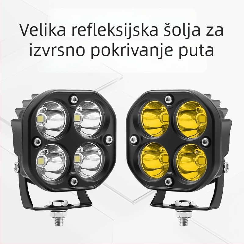 LED reflektori za automobile za off-road vozila — aluminijska konstrukcija, 2000 lm, 18 W, 12-85 V