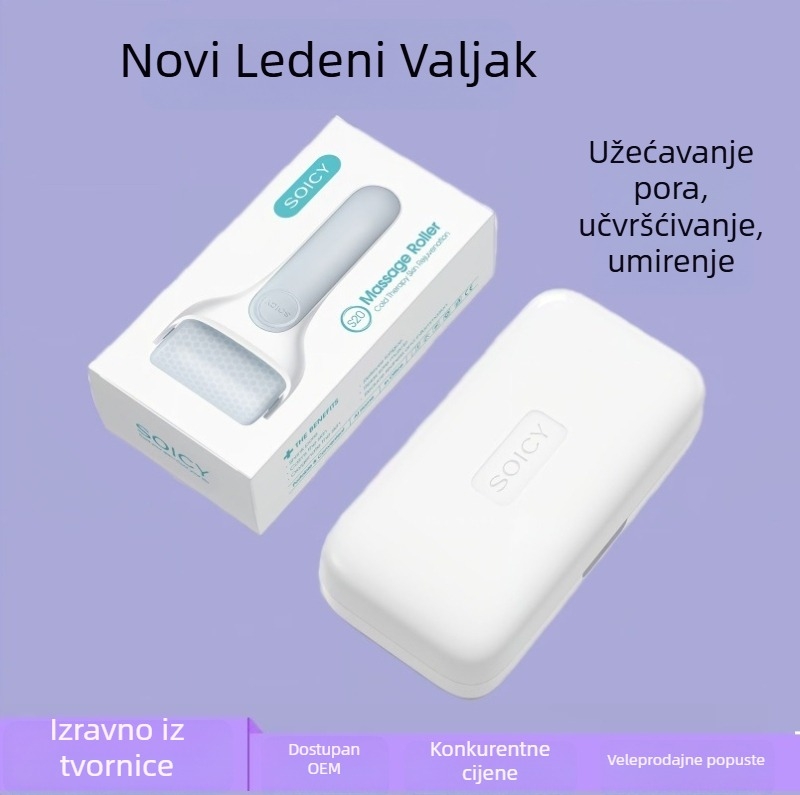 Ledeni roler za lice – MOON model, SOICY, prenosni, IPX8 vodootporan, obnova kože
