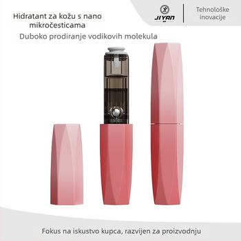 Ručni nano-raspršivač za hidrataciju s integriranom baterijom, hladni raspršivač, jednosmjerni rad, magla do 10 s, 300-500 mAh