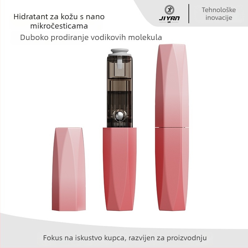 Ručni nano-raspršivač za hidrataciju s integriranom baterijom, hladni raspršivač, jednosmjerni rad, magla do 10 s, 300-500 mAh