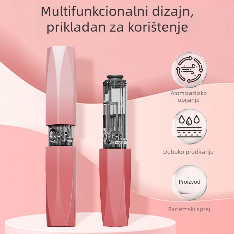 Ručni nano-raspršivač za hidrataciju s integriranom baterijom, hladni raspršivač, jednosmjerni rad, magla do 10 s, 300-500 mAh