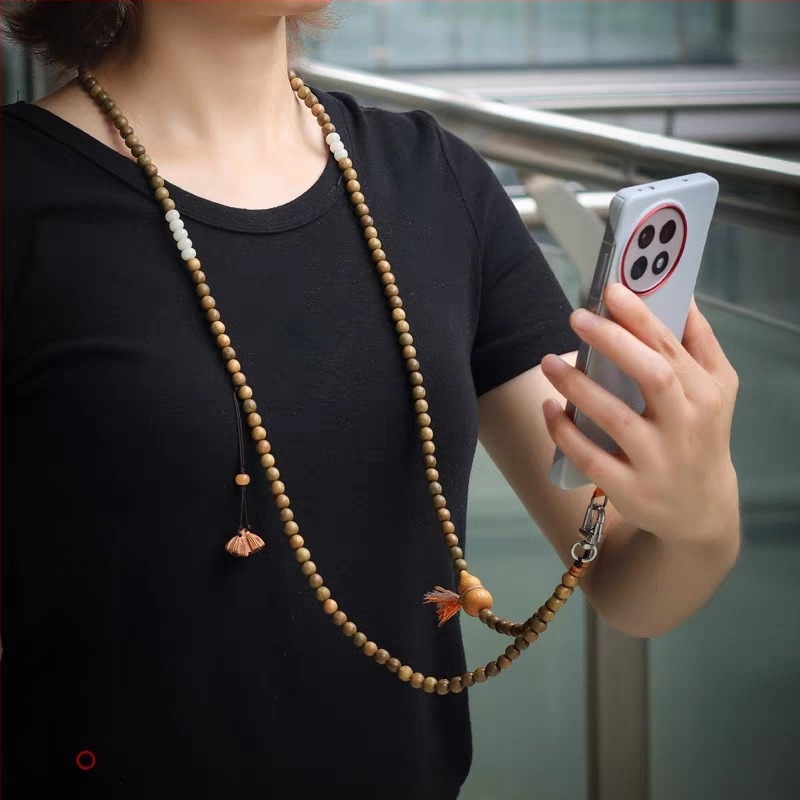 Drveni privjesak za telefon s naramenicom — unisex dekorativni dodatak; Materijal: drvo; Stil: unisex; Funkcija: dekoracija; Vrsta: privjesak za telefon; Pakiranje: veliko pakiranje