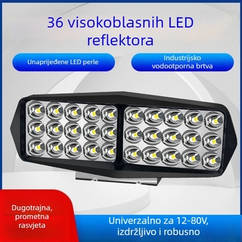 LED prednje svjetlo za automobil 12-80V, vodootporno, universalno za automobile, kamione i motocikle