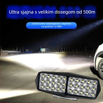 LED prednje svjetlo za automobil 12-80V, vodootporno, universalno za automobile, kamione i motocikle