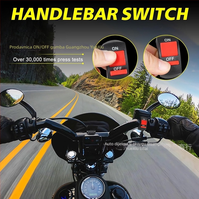 Motocross modificirani kabelski snop za motocikle s LED/HID spot svjetlom 60W 12V IP67, bakrena žica 18 AWG