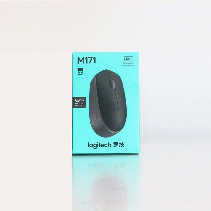 Logitech bežični miš M170/M171, energetski štedljiva, USB, 2.4GHz, 1000dpi, 3 tipke