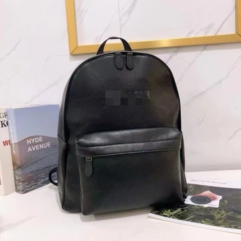 Muški kožni ruksak za poslovne i putne potrebe, za 14-inčni prijenosnik, kapacitet 20–35L, prugasti uzorak