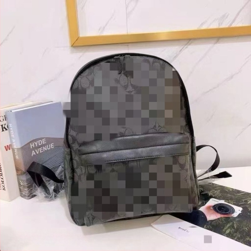 Muški kožni ruksak za poslovne i putne potrebe, za 14-inčni prijenosnik, kapacitet 20–35L, prugasti uzorak