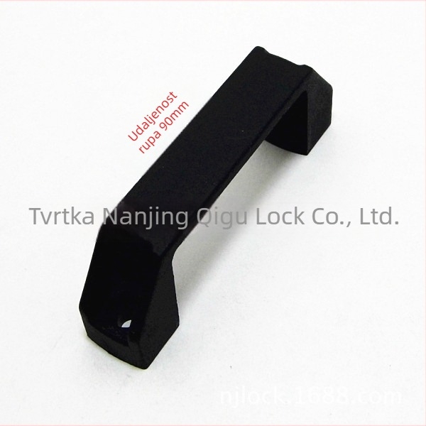 Qigu četverokutna najlonska plastična ručica za strojeve - modeli C90/C120/C180; Materijal: inženjerska plastika; Namjena: elektromehanička oprema, električne kutije, ormari i stroje