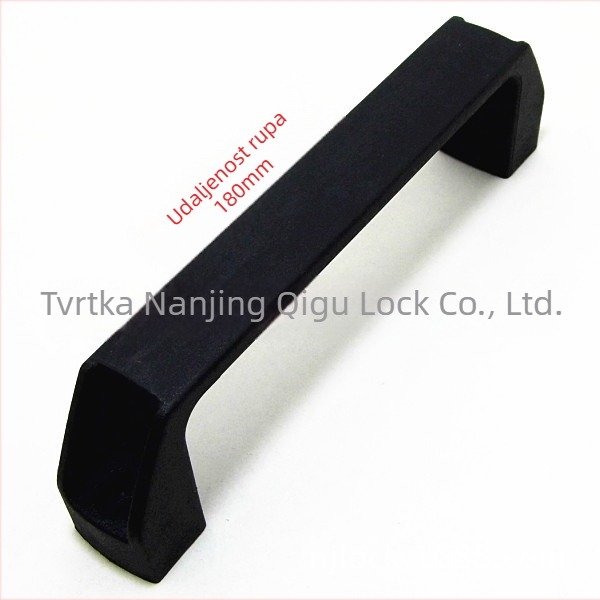 Qigu četverokutna najlonska plastična ručica za strojeve - modeli C90/C120/C180; Materijal: inženjerska plastika; Namjena: elektromehanička oprema, električne kutije, ormari i stroje