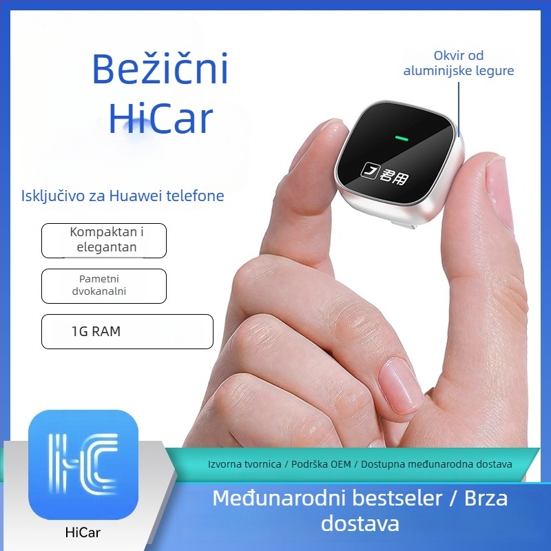 Bežični CarPlay adapter s HiCar integracijom (Model Y3+, Marka Junfu, 5.0V, 0.25W)