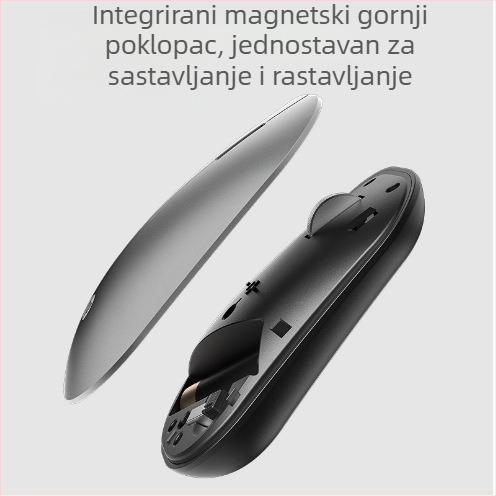 DM10 bežična miša s dvostrukim načinom, Bluetooth i 2.4G, 3 tipke, USB sučelje