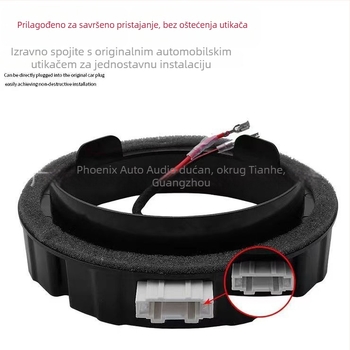 Set za ugradnju automatskog zvuka: adapter za zvučnike, brtva za kabel i nosač zvučnika za VW Sagitar, Touran, Passat, Polo