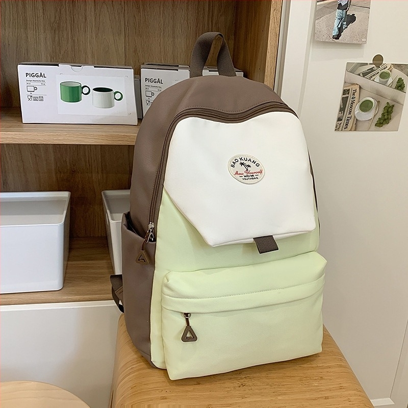 Unisex ruksak za školu i putovanje, najlon materijal, gradski minimalistički stil, kapacitet 20–35 L, može smjestiti 15 inčni prijenosno računalo, prozračni naramenice s jastukom zraka