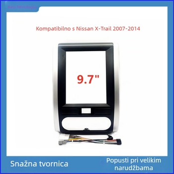 Okvir središnje upravljačke ploče i navigacije za Nissan X-Trail / Qashqai / MX6 Ni-96 – PC+ABS, 1 kg, prilagodljiv