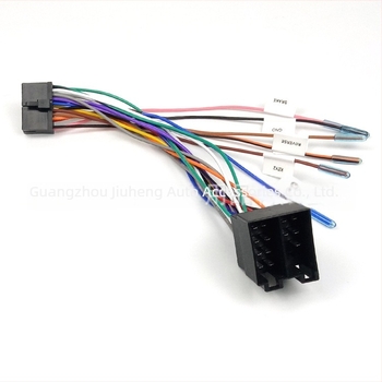 Napajanje kabelski skup 20P T-oblik muški na ISO ženski MP5 za navigacijski sustav s velikim zaslonom — 12V, plastika, Fengdu