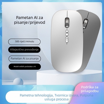 Bežična optička miš Bluetooth i 2,4G, 1600 DPI, 5 tipki, domet do 10 m