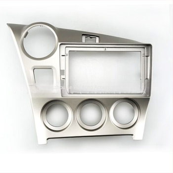 Okvir ploče središnje navigacije za 2003-2004 Toyota Corolla Matrix / Pontiac — Težina 1000G; Materijal: Plastika; Marka: Peakness; Kompatibilni modeli: 2003-2004 Toyota Corolla Matrix / Pontiac