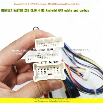 Android navigacijski kabel za modifikaciju protokolske kutije – RE-35, kompatibilno Renault Clio 4 / Zoe / Kangoo Master, bakreni vod, audio modifikacija, Evoresn/yisen