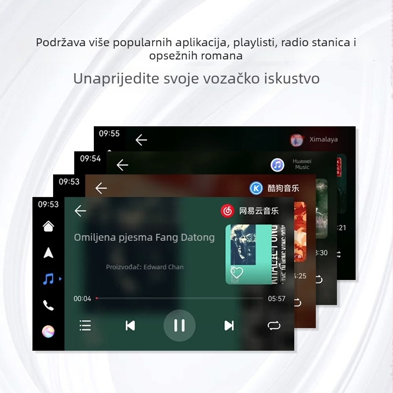 Huawei HiCar bežični Box za nadogradnju CarPlay – ABS plastika, model Huawei HiCar s kurzorom, namjena: nadogradnja CarPlay, 5V, 0.25W