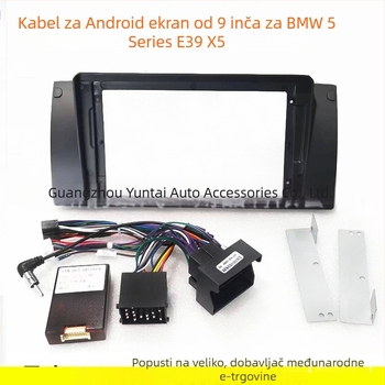 Okvir za retrofit BMW Android navigacije – Kompatibilan s E39, X5, 5. serija; Plastika; Prilagodljiva; Model Sleeve