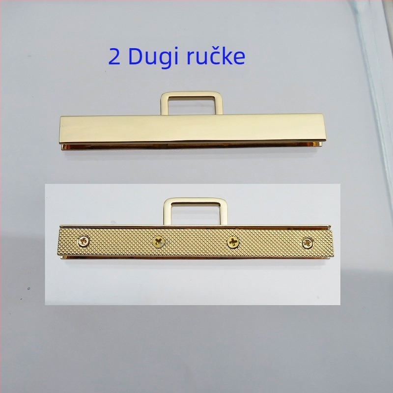 Metalni držač ručke torbe – jaje-oblika oval, ravna šipka, veliki prsten, za žene