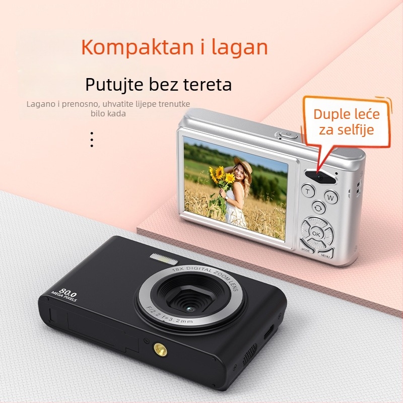 Kompaktna digitalna kamera C6a, CMOSS senzor 1/1.8 inča, 24 MP+, LCD zaslon 2,8 inča, 18x digitalni zum, periskopski objektiv