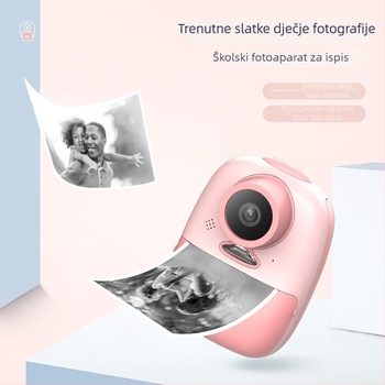 Dječja Polaroid digitalna kamera s termalnim ispisom, mini dvostruki objektiv, model D10, TF kartica, LCD 2,0″, senzor 1–5 MP, ABS kućište