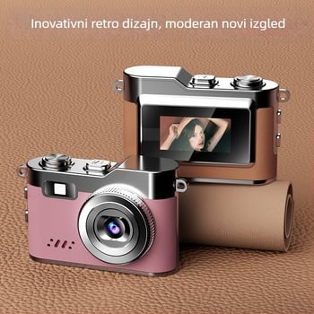 Mini džepni digitalni fotoaparat za selfie i vlog, 5–12 MP, MicroSD kartica, model D109j, trajanje baterije 1–3 sata, za djecu