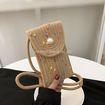 Torba za mobitel – svježa i slatka, pamuk, uspravnog kvadratnog oblika, s poklopcem, unutarnji džepovi za mobitel i identifikacijsku karticu