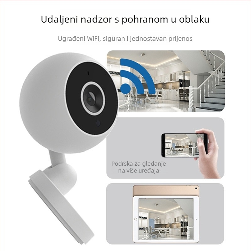 A2 1080P bežična WiFi kamera za kućnu sigurnost, dvosmjerni interkom, pohrana na TF kartici