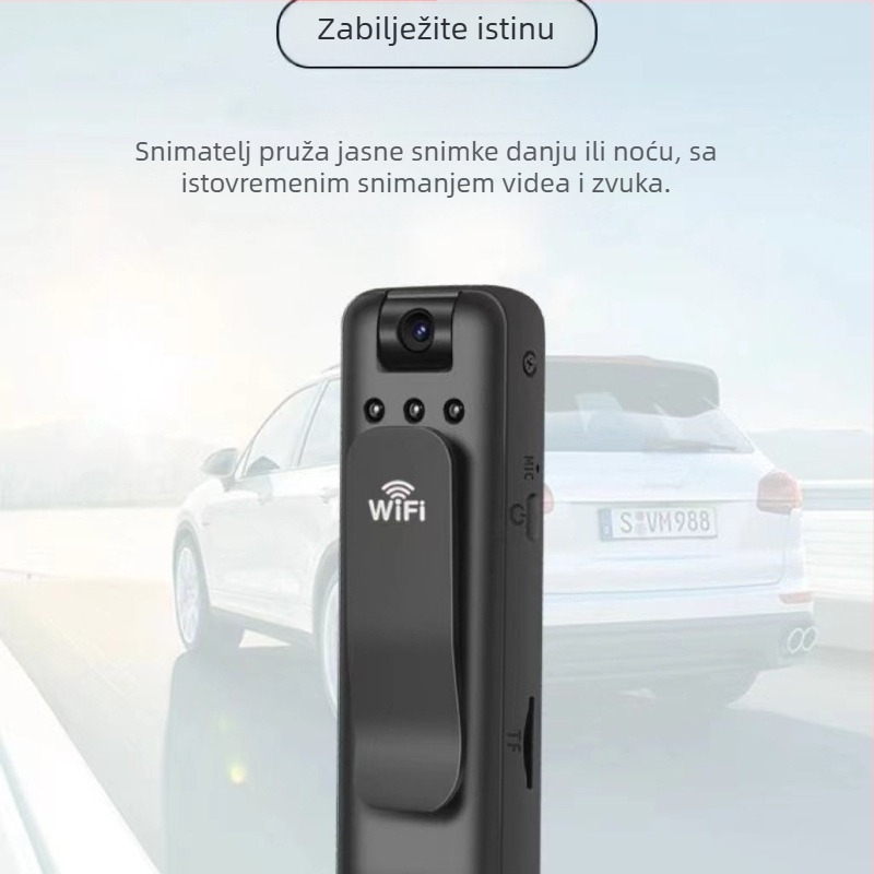 Telesna kamera za policiju s 3CCD senzorom, 720p video, 1,5 inčni LCD, microSD pohrana