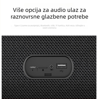 Awei KA39 Bluetooth zvučnik s USB/TF kartom i žično reproduciranjem 3,5 mm, 2 zvučnika, 5W izlaz, Bluetooth 5.3, ugrađena baterija 6000mAh
