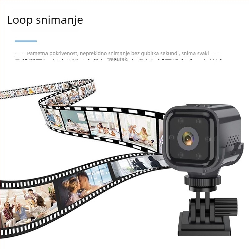 AS03 niskoenergetska pametna Wi-Fi kamera, 1080p, noćni vid, TF kartica pohrana, pripravnost do 30 dana