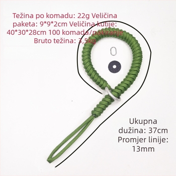 Najlonska narukvica za kameru TD6620, univerzalna za fotoaparate, podesiva duljina, nosivost 10 kg