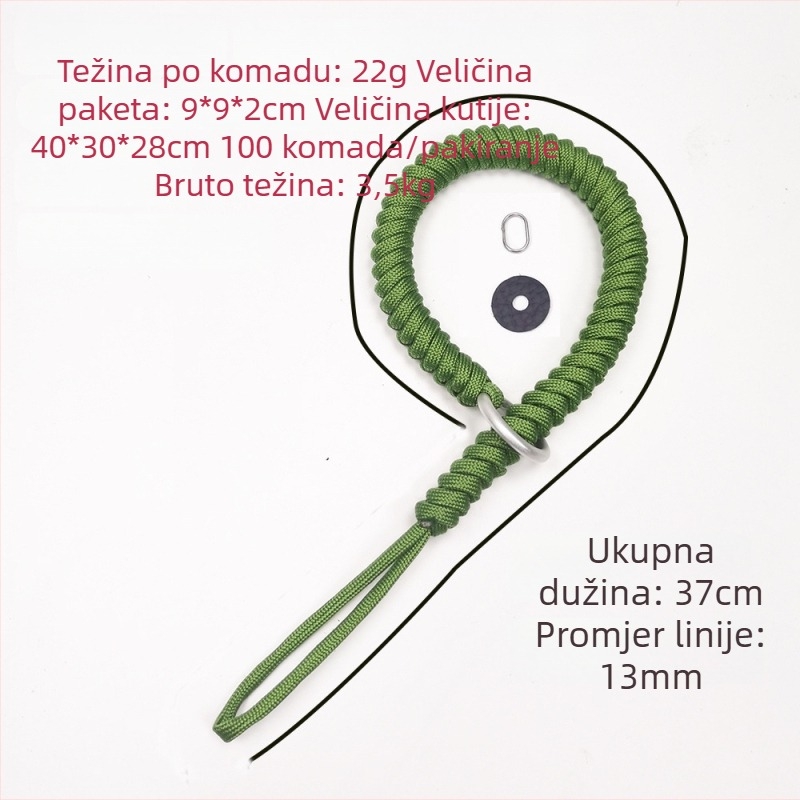 Najlonska narukvica za kameru TD6620, univerzalna za fotoaparate, podesiva duljina, nosivost 10 kg