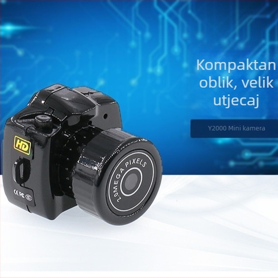 Y2000 Sportska kamera za video i fotografije, 30W piksela, SD kartica, ABS kućište, trajanje baterije 40 minuta
