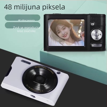 4K digitalni makro fotoaparat s LCD zaslonom, SD kartom, modelom C8, snimanje videa, fotografiranje