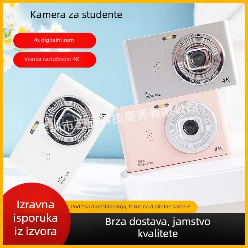 Digitalna selfie kamera s CMOS senzorom od 24 MP, 8x optički zoom, 2,4-inčni LCD, periskopski objektiv, pohrana na TF karticu