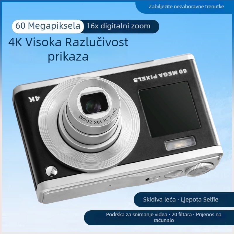 Zfzs C23s kamera — CMOS senzor 2/3 inča, 60 MP, 10x optički zoom, makro