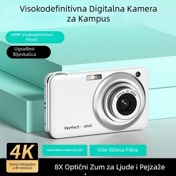 Zfzs V610 kamera, CMOS senzor 2/3 inča, 64 MP, 8x optički zum, teleskopski objektiv, ručni način rada