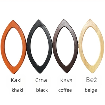 Drška od drveta za torbu | prozračna konstrukcija; pogodna za torbe, ručne torbe i dodatke za platnene torbe | proljeće 2025