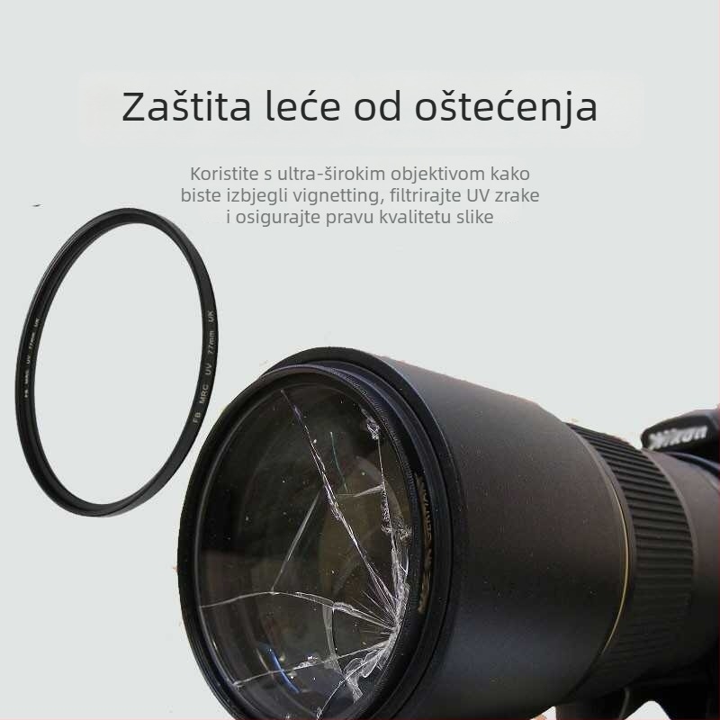 DSLR UV filter – univerzalni, iznimno tanak, prozirno staklo