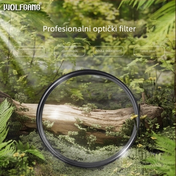 Wolfgang UV filter za SLR fotoaparat – nov, običan UV filter, model 37MM-105MM, kompatibilan s objektivima kamere, prilagođeni uzorak obrade